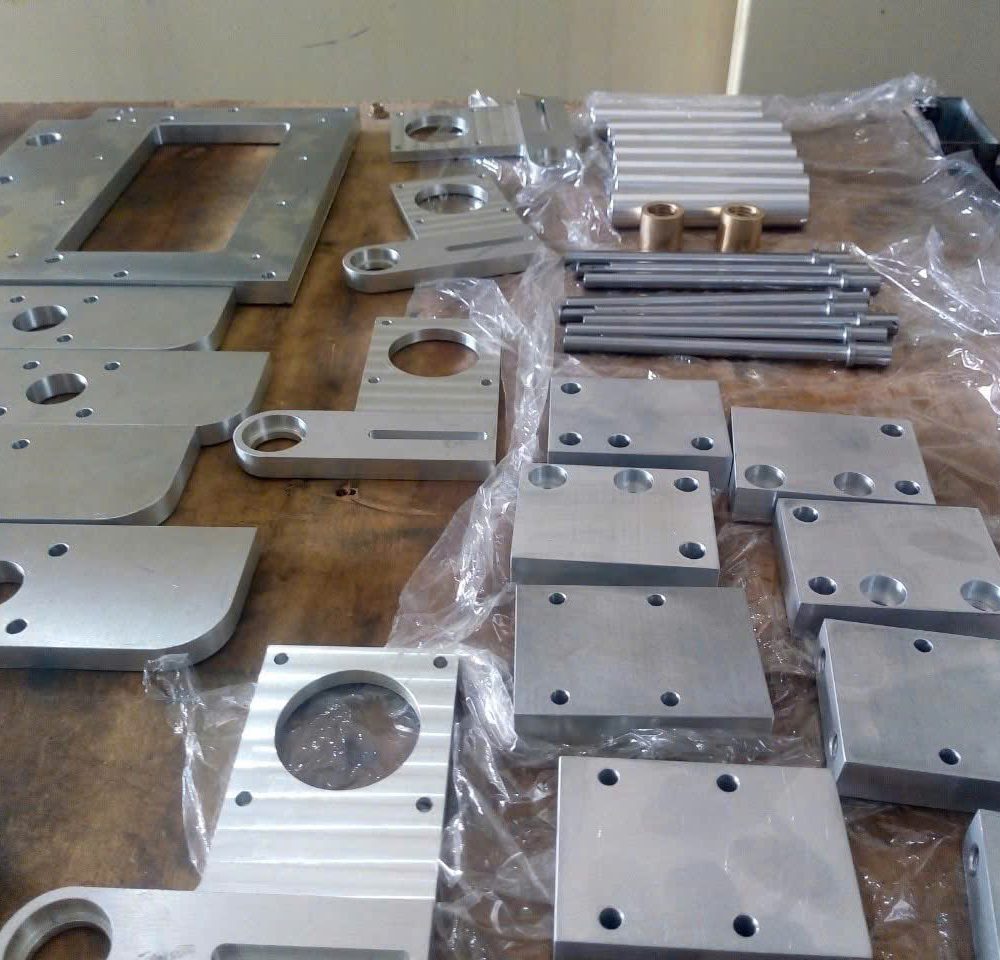 Bộ chi tiết nhôm, trục và ống lót gia công CNC