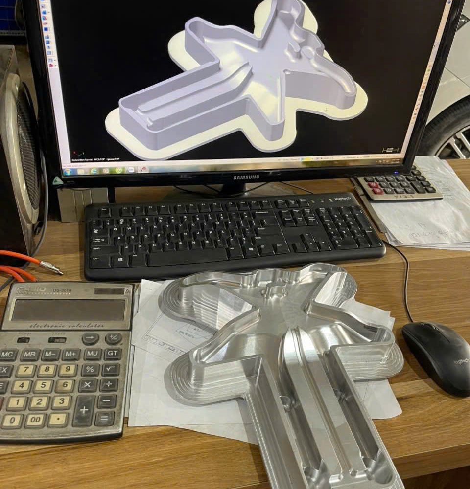 Khuôn hoặc lòng khuôn nhôm gia công CNC 3D